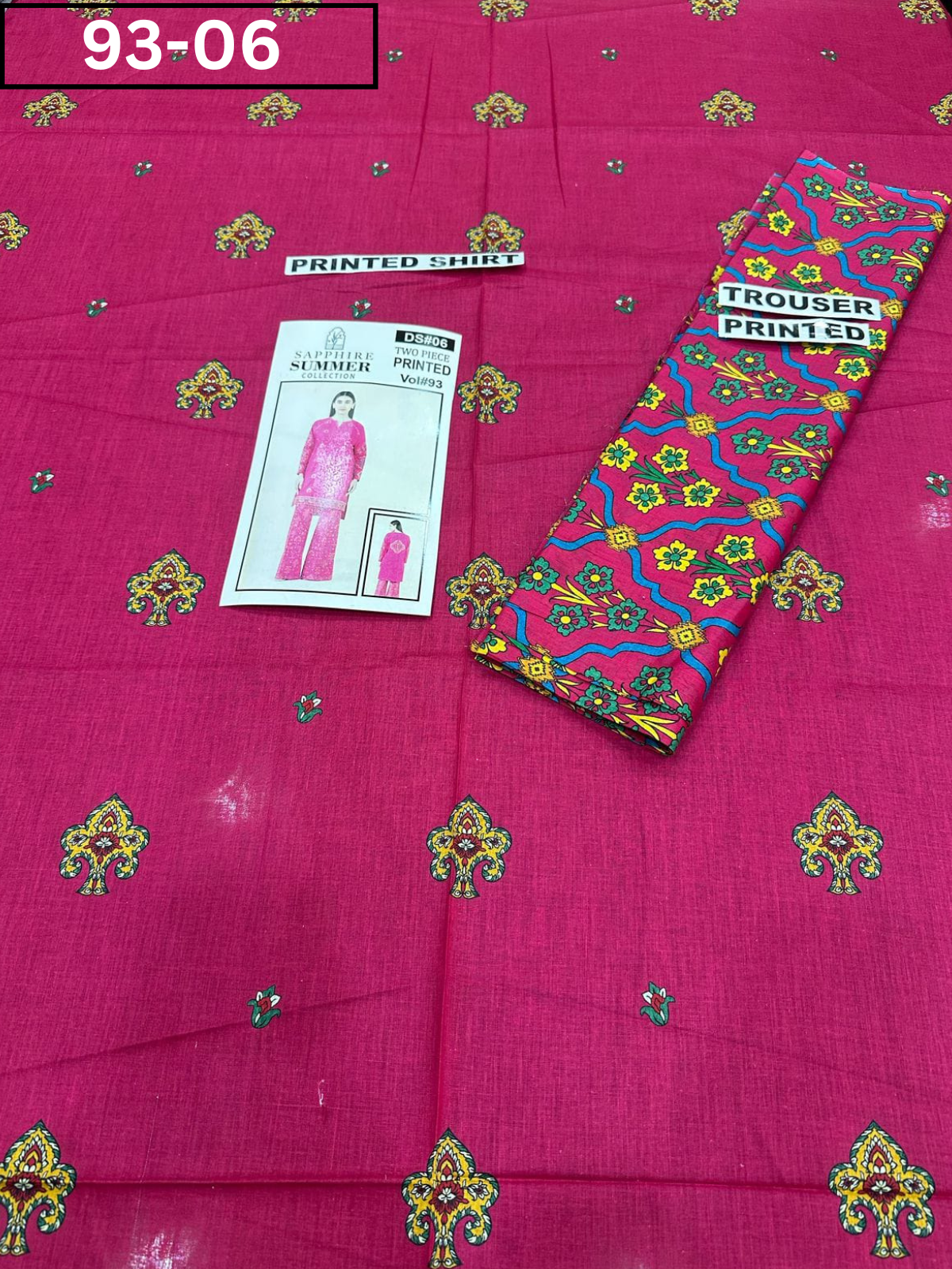 VOL 93 | DS 06 | DIGITAL PRINTED LAWN 2PC | CO-ORD SET